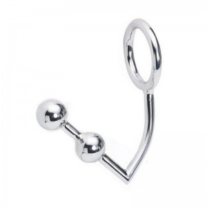 Anal Hook Anus Shackle with Dual Beads