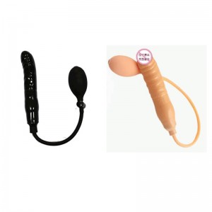 Inflatable sex toy dildo.