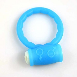 Silicone vibrating penis ring.