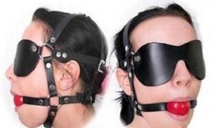 blinder and gag kit.
