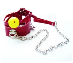 collar mouth gag set.