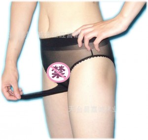Male Pantyhose brief, men pantyhose brief, pantyhose penis sleeve