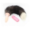 vibrating anal plug, anal plug tail, butt plug tail