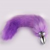 Anal plug tail, erotic hairpin clip, erotic velvet hairpin