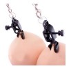 new design nipple clamps, bdsm nipple clamps, black nipple clamps