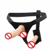 Strap on dildo, strap on harness, dual dildo harness