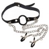 mouth gag nipple clamp kit.