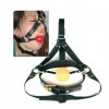 bondage gear mouth harness set.