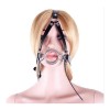 dual ring mouth gag, dual ring ball gag, deep throat mouth gag