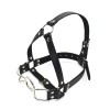 leather mouth gag, bdsm head harness, dildo mouth gags