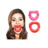 Bondage mouth gag, bdsm ball gag, mouth open gag