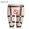 leather garter belts, female bondage gear, female legs bondage