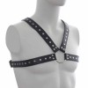 male leather harness, men body harness, male chest harness