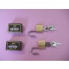 bondage gear accessory brass padlock.