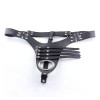 Male leather t-back, sexy male panty, penis bondage t-back
