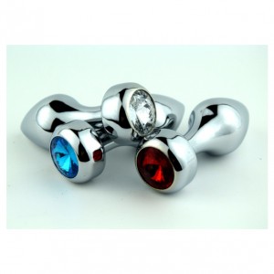 bullet anal plug, bullet butt plug, steel anal plug