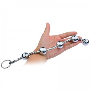 Anal pulling beads, steel anus beads, fetish anal massager