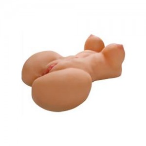 Mega 3D Male Masturbator Breast Fucking Anal Vagina Sex Toy Solid Sex Doll