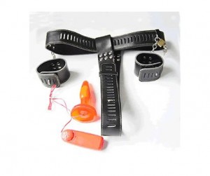 female chastity belt with vibrator.