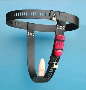 chastity belt with dildo