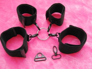 BDSM toys bondage cuffs set.