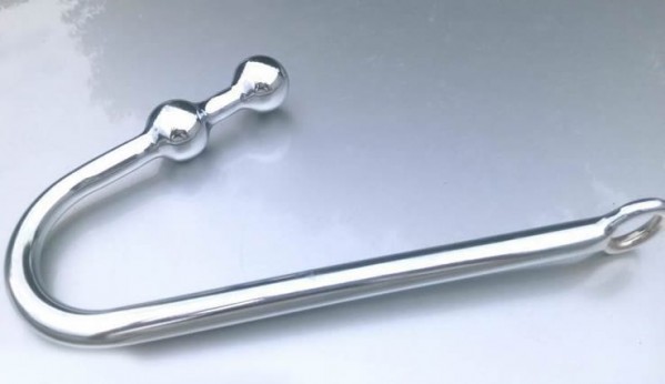 Anal Hook with 2 Balls