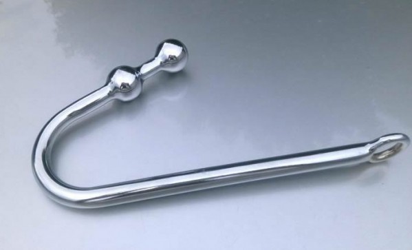 Anal Hook with 2 Balls
