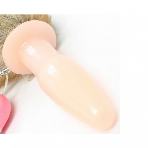 vibrating anal plug, anal plug tail, butt plug tail