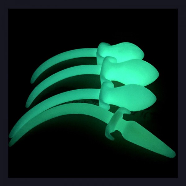 Luminous anal plug, anal plug tail, luminous butt plug