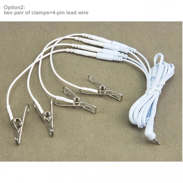 electric nipple clamps, electric clitoris clamps, electric lips clamps