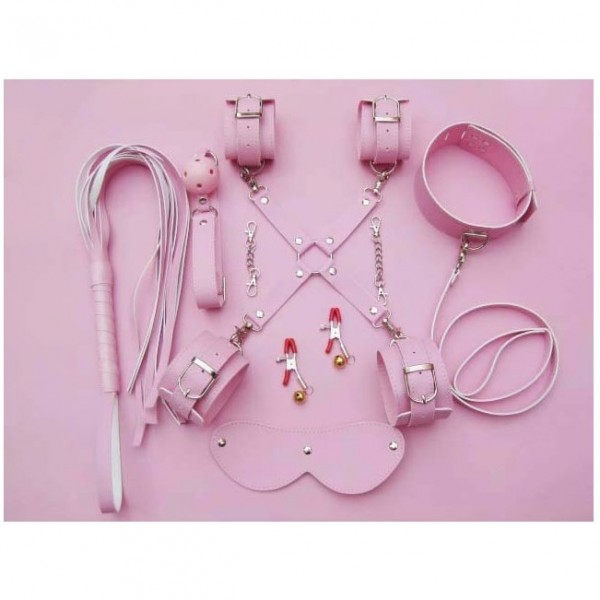 8 pcs bondage gear kit.